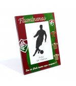 Porta Retrato De porcelana 1 Foto 10x15cm - Fluminense Cor vermelho